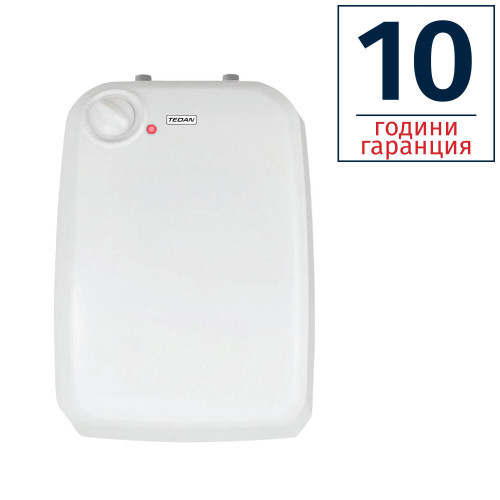 БОЙЛЕР TEDAN MINI  INOX 8л, неръждаем, монтаж под мивка, 1.5kW