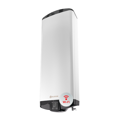 БОЙЛЕР ЕЛДОМ DU100W Galant 80л, универсален монтаж, емайлиран, Wi-Fi, 3.3kW 