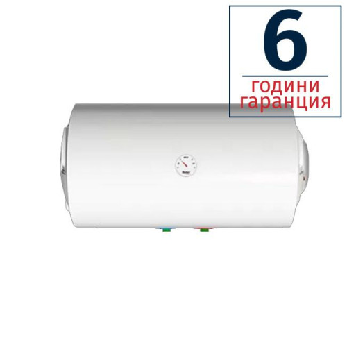 БОЙЛЕР TEDAN STANDARD 80л, хоризонтален, емайлиран, ток отдясно, тръби отдолу, 3kW 